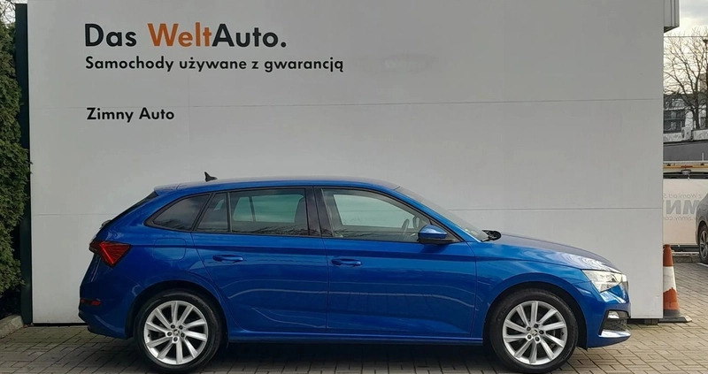 Skoda Scala cena 89900 przebieg: 66707, rok produkcji 2021 z Wyrzysk małe 254